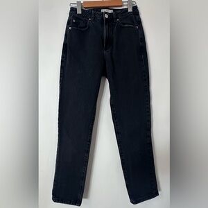 Garage Denim High-Rise Black Wash Jeans
